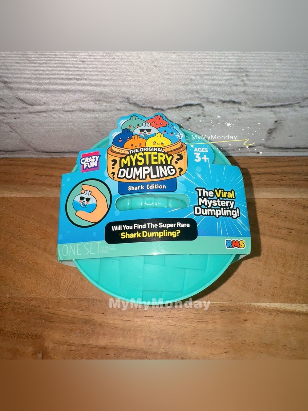 RMS Crazy Fun Shark Dumpling Squishy Bun